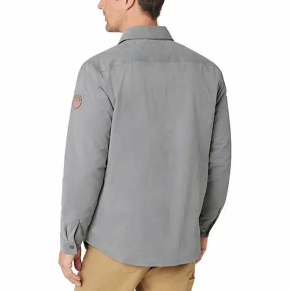 GRAY NWT Eddie Bauer Men’s Fleece Lined Jacket - Picture 11 of 11
